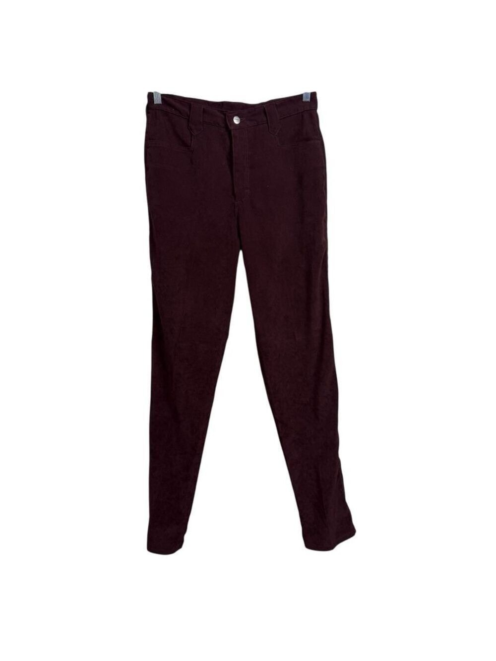 Vintage Roughrider by Circle T Burgundy‎ Suede Stretch Western Pants 9/10 USA